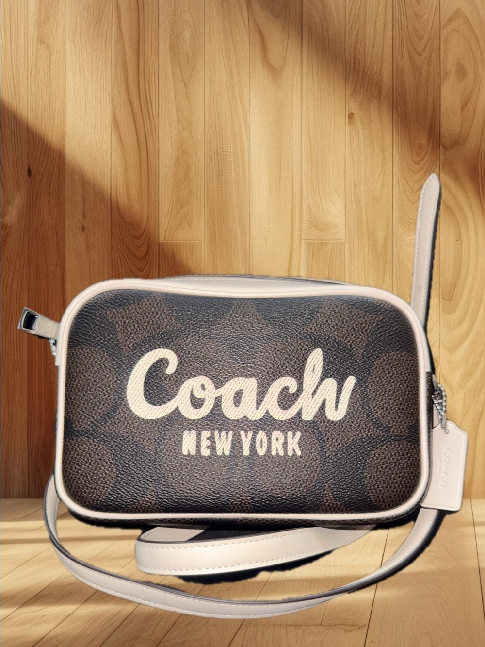 Coach Mini Jamie Camera Bag in Signature Canvas w/ Coach Print CAB09